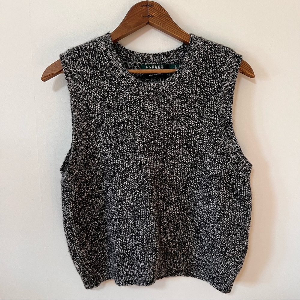 Lauren by Ralph Lauren Cashmere and Wool blend sweater vest size Large